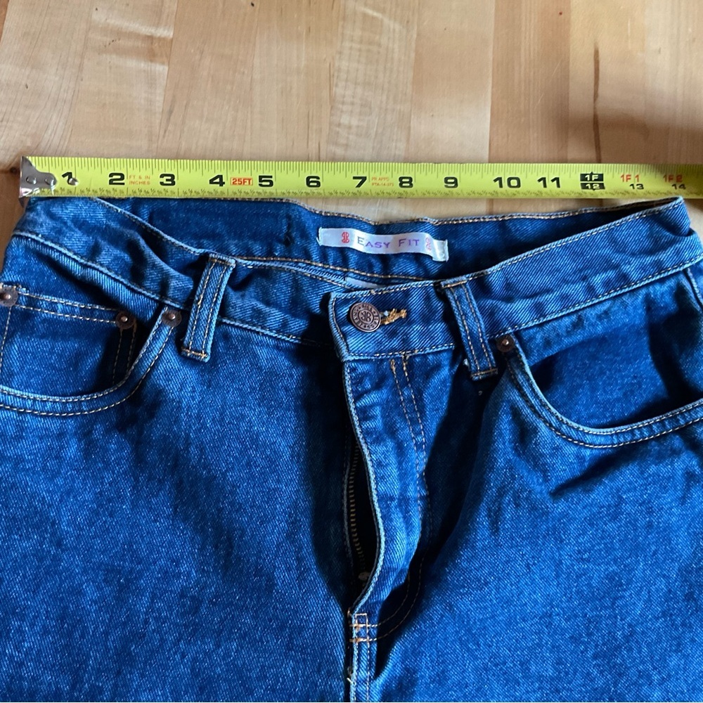 Bill Blass Dark Blue Straight Leg Jeans - Picture 6 of 12